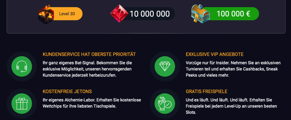 20bet Casino VIP Progress
