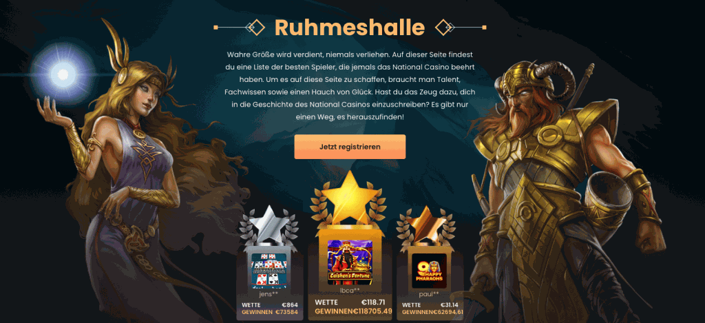 National Casino Aktionen