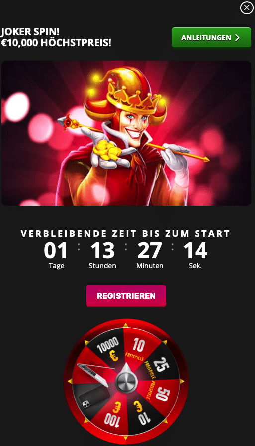 Playamo Casino Joker Spin