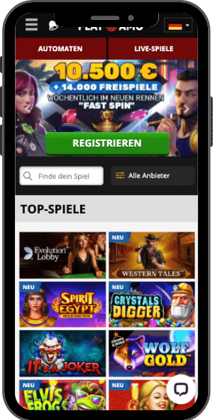 Playamo Casino Mobile iPhone