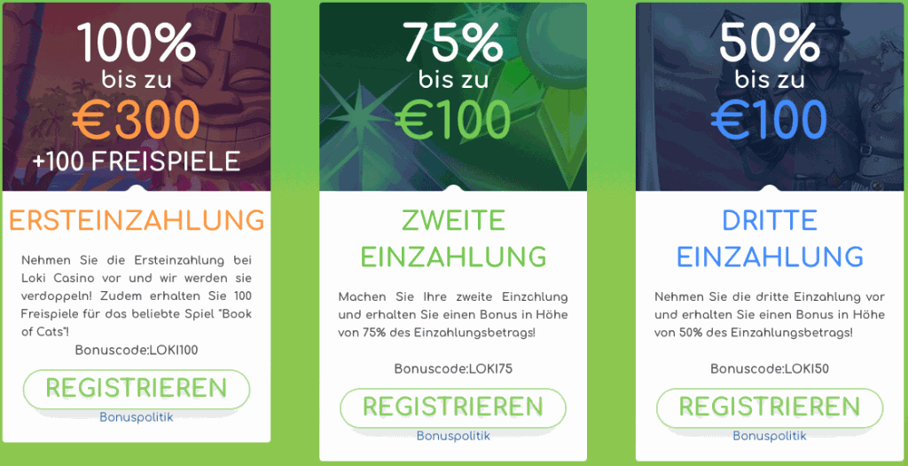 Loki Casino Bonus