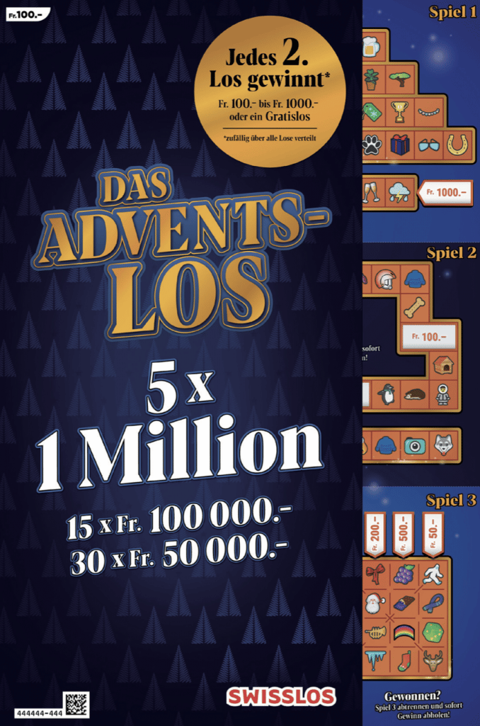 Rubbellose - Das Advents-Los