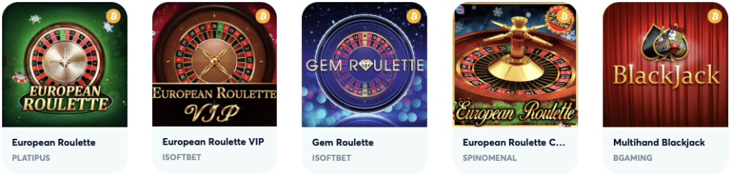 Goodman Casino Tischspiele