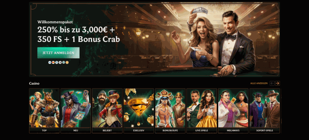 CrownPlay casino Lobby