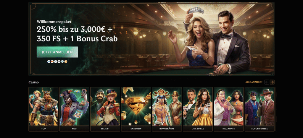 CrownPlay Casino Lobby